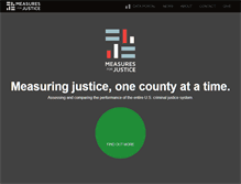 Tablet Screenshot of measuresforjustice.org